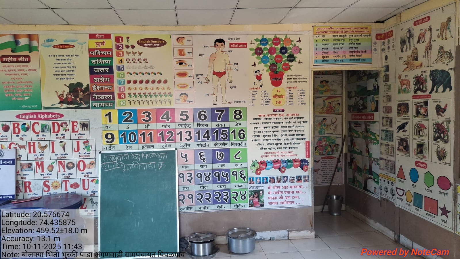 मुख्यमंत्री समृद्ध पंचायत अभियान अंतर्गत अंगणवाडी बोलक्या भिंती 